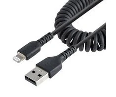 USB kabelis StarTech USB-A - Žaibas 1 m Juodas (RUSB2ALT1MBC)