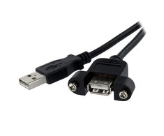 StarTech 2FT PANEL MONTAVIMAS USB KABELAS A-A/.