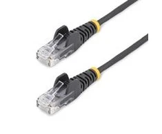 StarTech STARTECH.COM 2.5m Cat6-Kabelis - Schlankes Cat6-Patchkabel - BLAU - Snagless- RJ45 -Steckverbing - LSZH - 28 AWG Kupferdraht