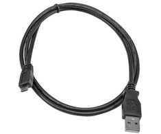 USB kabelis StarTech USB-A - mikroUSB 2 m juoda (USBHAAUB2M)