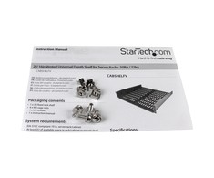 StarTech Saldainiai 19 "2U Juodas (CABSHELFV)