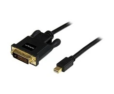 Kabelis StarTech Rodyti Port mini - DVI- D 0,9m juoda (MDP2DVIMM3B)