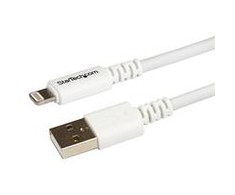 USB kabelis StarTech USB-A - Žaibas 3 m Baltas (USBLT3MW)