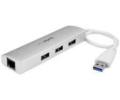 HUB USB StarTech 1x RJ-45 + 3x USB- A 3.0 (ST3300G3UA)