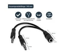 StarTech Cablexpert 4pin TRRS CTIA ausinių adapte