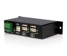 StarTech.com ST4200USBM sąsajos šakotuvas USB 2.0 Type-B 480 Mbit/ai Juoda