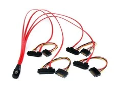 StarTech SFF 8482 – SFF 8087, 0,5 m, raudona (SAS808782P50)