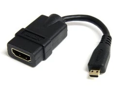 „Lenovo Startech“ sumažinimo kabelis HDMI(F) su mikro HDMI(M) 5 didelės spartos