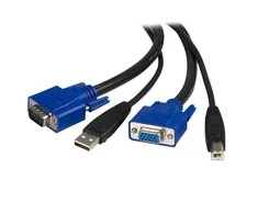 Kabelis USB StarTech 6 FT 2-IN-1 USB KVM CABLE - SVUSB2N1_6