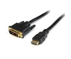 StarTech.com HDMIDVIMM6 vaizdo kabelio adapteris 1,8 m HDMI DVI-D Juoda
