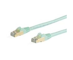 StarTech STARTECH.COM 7 m CAT6A- Ethernet - Kabelis - Trkis - RJ45- Ethernet - Kabelis - Snagless - STP- Kabelis - Kupfer - 10- Gbit Netzwerkkabel