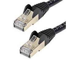 StarTech STARTECH.COM 1.5m CAT6A- Kabelis - Juodas - RJ45 -Ethernet Kabelis - snagless - Kupfer - LAN - STP - 10Gb - 6ASPAT150CMBK