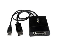 Adapteris AV StarTech DVI-D – DisplayPort + USB-A laidas (DP2DVID2)