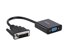 AV adapteris StarTech kabelis StarTech DVI - sub 0.25m Juodas (DVI2VGAE)