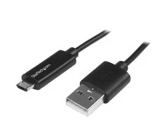 USB kabelis StarTech USB-A - mikroUSB 1 m juodasis (USBUBL1M)