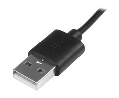 USB kabelis StarTech USB-A - mikroUSB 1 m juodasis (USBUBL1M)