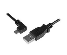 USB kabelis StarTech USB-A - mikroUSB 2 m juodasis (USBUB2MLA)