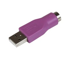 Klaviatūra USB adapteris StarTech USB - PS / 2 violetinė (GC46MFKY)