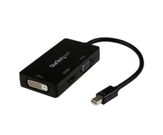 „Startech“ 3 viename mini ekrano prievadas – VGA / HDMI / DVI adapteris