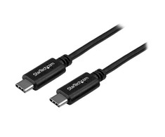 USB laidas StarTech USB-C – USB-C 0,5 m juodas (USB2CC50CM)