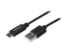 USB kabelis StarTech USB-A - USB-C 2 m Juodas (USB2AC2M)