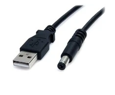 Kabelis USB StarTech USB-A - DC 5.5 mm 2 m Juodas (USB2TYPEM2M)
