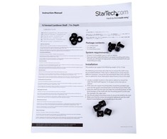StarTech Saldainis 19 "1U Juodas (CABSHELF1U7V)