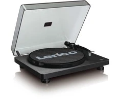 Patefonas Lenco L-30BK, juodas