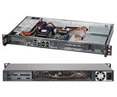 Supermicro CSE-505-203B serveris barebone Rack (1U)