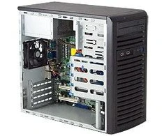 Kompiuterio Korpusas - Supermicro CSE-731I-404B Mini Tower 400 W Juodas