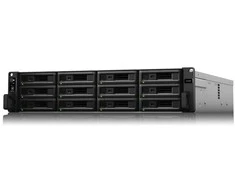 Serveris Synology Rack NAS SA3200D Iki 12 HDD / SSD Hot Swap, Xeon D-1521 Quad Core, Procesoriaus dažnis 2,4 GHz, 8 GB, DDR4, RAID 0,1,5,6,10, Hibridas, 2 x 1GbE, 1 x 10 GbE, 1 x išplėtimo prievadas, 1 x PCIe, dvigubas ventiliatorius