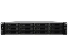 Serveris Synology Rack NAS SA3200D Iki 12 HDD / SSD Hot Swap, Xeon D-1521 Quad Core, Procesoriaus dažnis 2,4 GHz, 8 GB, DDR4, RAID 0,1,5,6,10, Hibridas, 2 x 1GbE, 1 x 10 GbE, 1 x išplėtimo prievadas, 1 x PCIe, dvigubas ventiliatorius