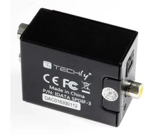 Techly IDATA SPDIF-3 kabelių sąsaja / invertavimo adapteris Multiconnection RCA Juoda