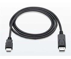 Techly 2m DisplayPort/HDMI Juoda
