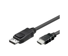 Techly 2m DisplayPort/HDMI Juoda