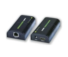 Techly IDATA EXTIP-373 vaizdo ir garso signalų ilgintuvas AV siųstuvas ir imtuvas Juoda