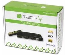 Techly IDATA HDMI-4K51 vaizdo signalo jungiklis