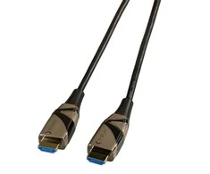 Kabelis Techly HDMI - HDMI optinis 4K 30m juodas (103991)