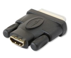 Adapteris AV Techly HDMI - DVI-D juoda (IADAP-DVI-HDMI-F)