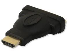 AV adapteris Techly HDMI - DVI- D juoda