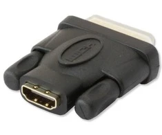 AV adapteris Techly HDMI - DVI- D juoda