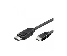 Kabelis Techly Rodyti Uostas - HDMI 1m juoda (ICOC- DSP- H12- 010)