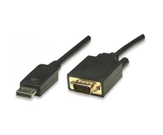 Kabelis Techly DisplayPort – D-Sub (VGA) 1,8 m juodas (ICOC-DSP-V-018)