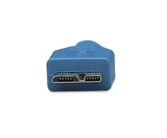 Techly 1.0m USB 3.0/Micro-B USB 3.0 USB kabelis 1 m 3.2 Gen 1 (3.1 Gen 1) USB A Micro-USB B Mėlyna