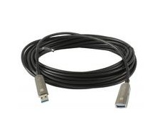 Kabelis USB Techly USB-C - USB-C 20 m Juodas (ICOC U3AMF-HY-020)