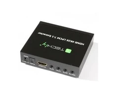 Techly IDATA HDMI-EA74K garso keitiklis Juoda