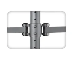 Laikiklis TECHLY 301740 Techly Dvigubas stalas LED/LCD monitoriaus rankena 13-27 2x10kg reguliuojama