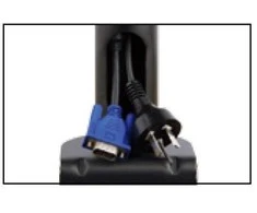 Laikiklis TECHLY 301757 Techly Trivietis stalinis LED/LCD monitoriaus rankena 13-24 VESA 3x10 kg reguliuojama