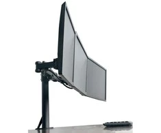 Laikiklis TECHLY 301757 Techly Trivietis stalinis LED/LCD monitoriaus rankena 13-24 VESA 3x10 kg reguliuojama