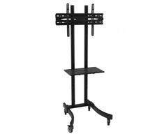 Laikiklis TECHLY Mobilus TV stovas/vežimėlis LED/LCD/PDP 32-70colių 40kg su lentyna